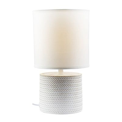 Valencia Table Lamp White E27 1x40w - T647W