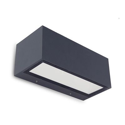 Gemini LED Up &amp; Down W/Light Grey 21w 3000K