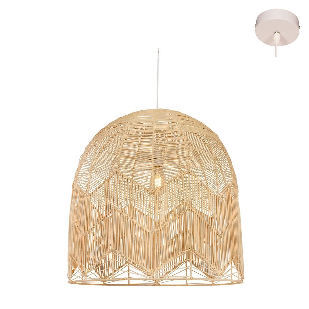 Toulon N-450 Pendant Nature Woven Rattan E27 1x60w
