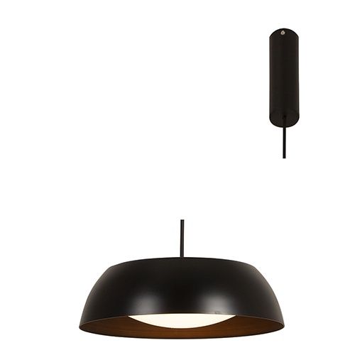 Alma Pendant 600mm Black/Copper - P1090