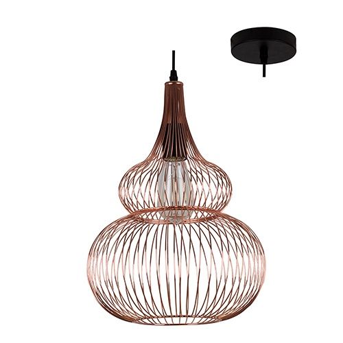 Anthea Grid Pendant Copper - P892CP