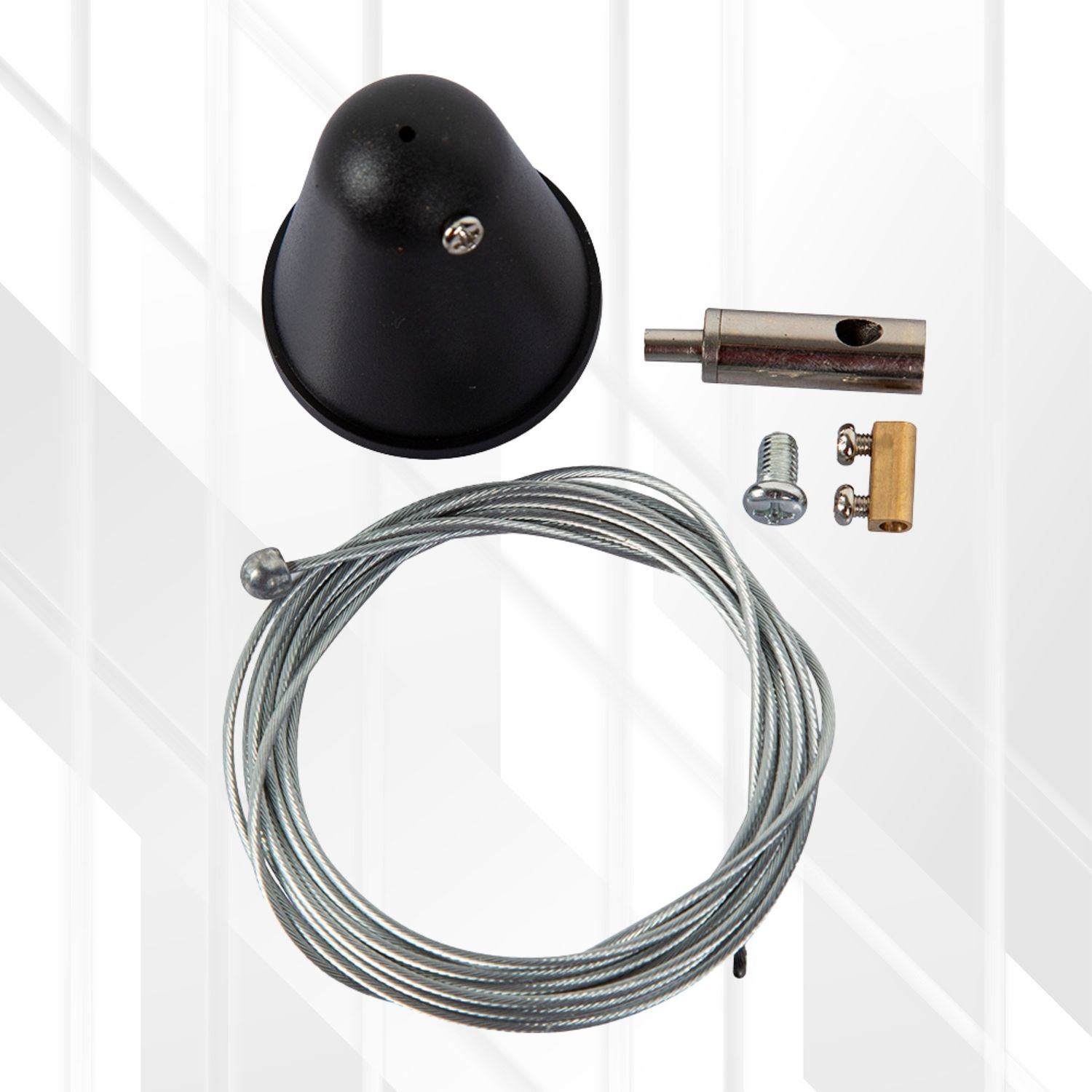 3-Wire Suspension Kit 1M, Color: BLACK