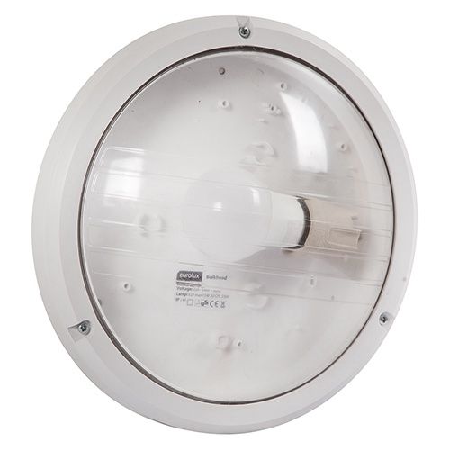 ABS Round B/Head 270mm White (MB Electrical) only - B190WM