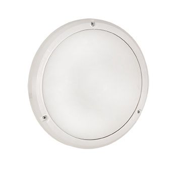 ABS B/Head 270mm White 1x15w - B181W