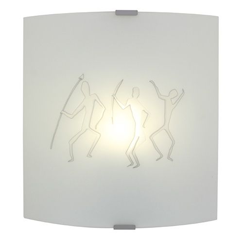 Grafik Ethnic W/Light 280mm Silver - W153