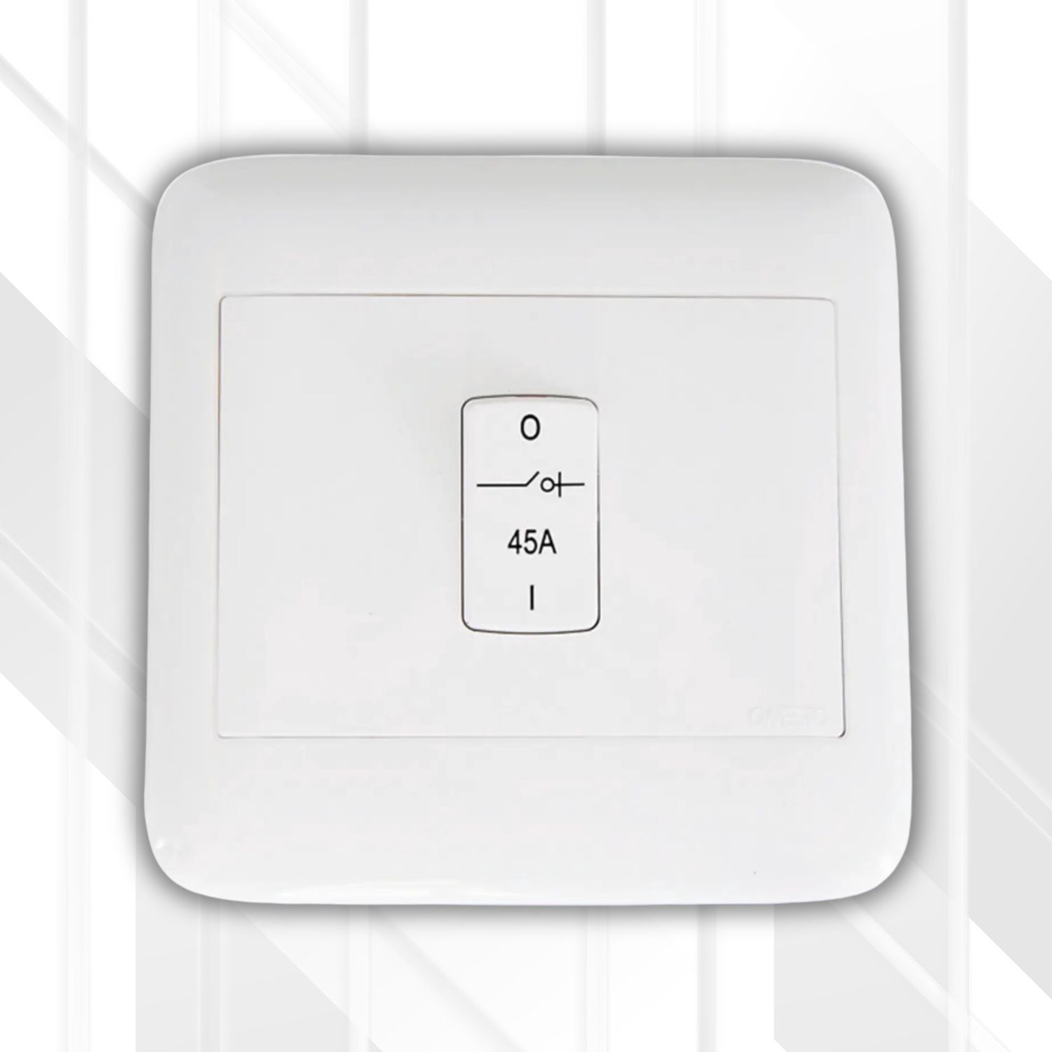 Onesto 45A 2P 4x4 Isolator, Colour: White