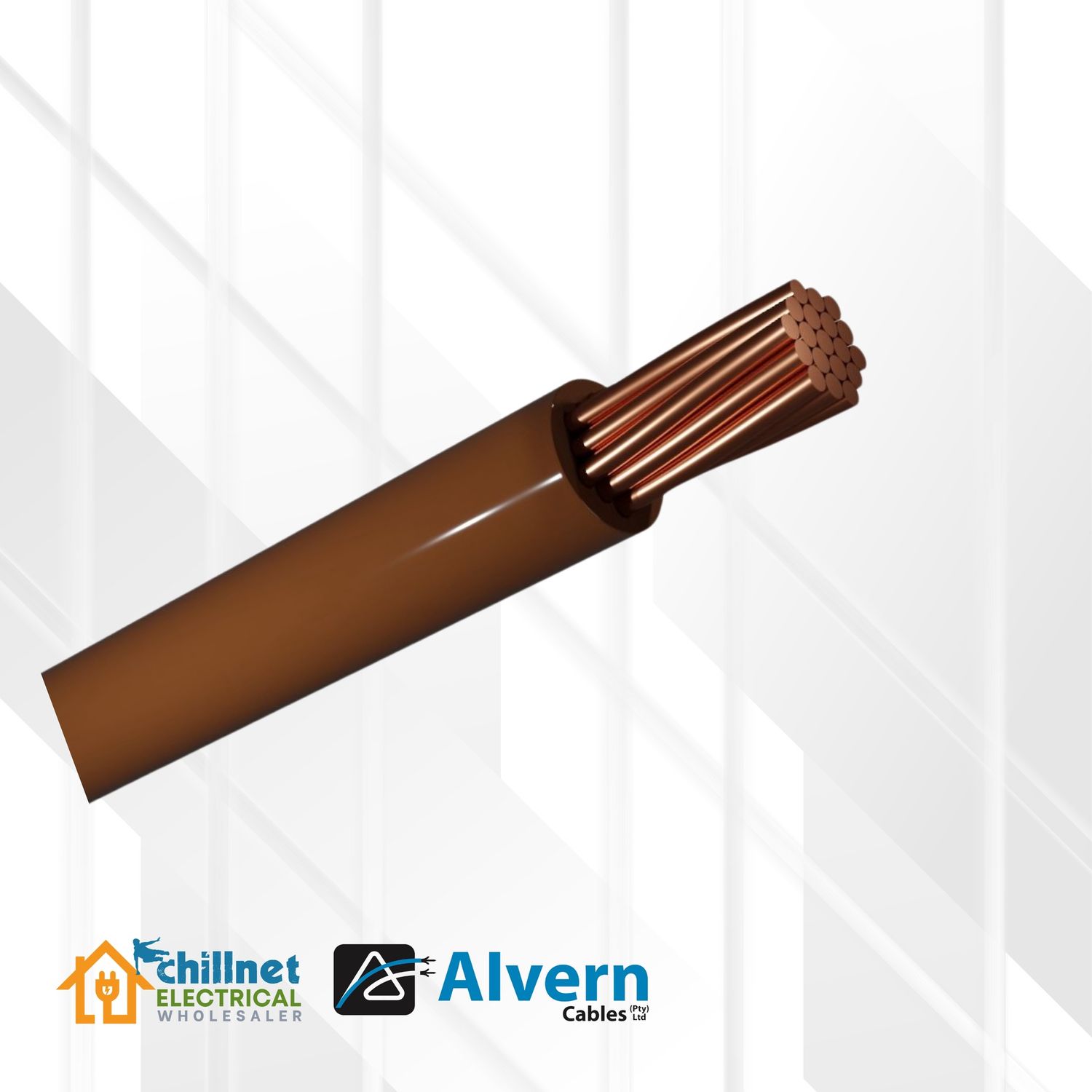 Housewire 1.5MM BROWN (GP), Quantity: Cut Per Meter