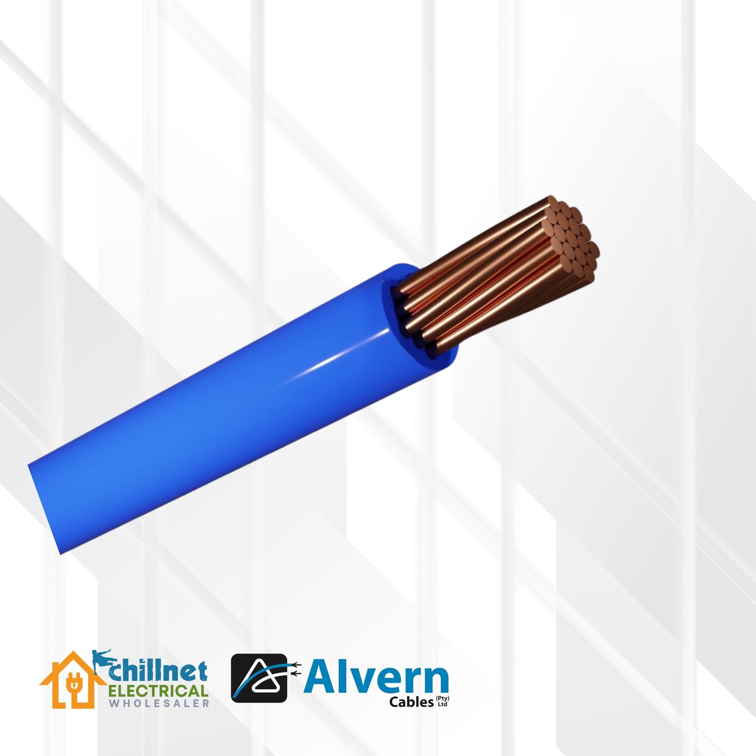 Housewire 16MM BLUE (GP), Quantity: Cut Per Meter