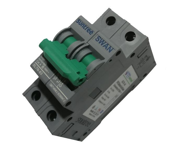 DC CIRCUIT BREAKER DIN-RAIL MOUNT 25A 2P 550V