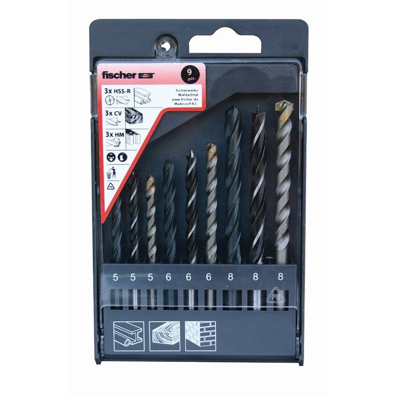 DRILL BIT CASSETTE 9pc (530666)