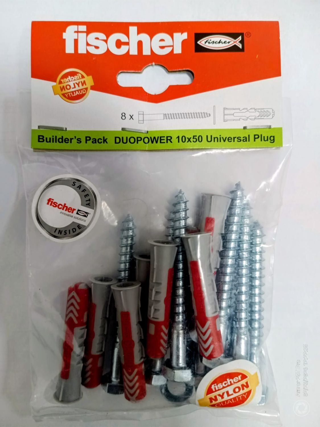 Fischer DuoPower 10×50 Nylon Plug – Builder’s Pack (20302)