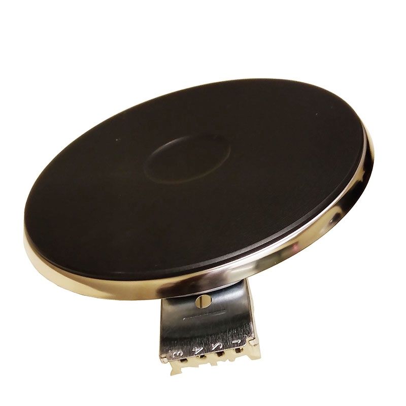8" SOLID PLATE 1500W CHROME TRIM
