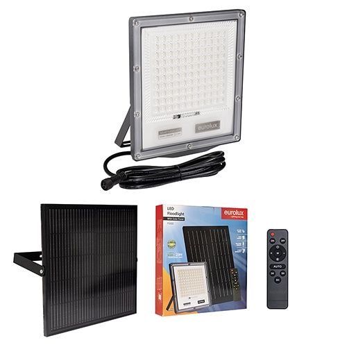 Solar Floodlight LED 3000lm 6500K