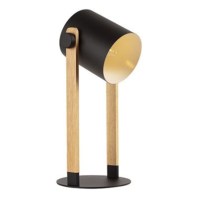 Hornwood T/Lamp Black/Brown
