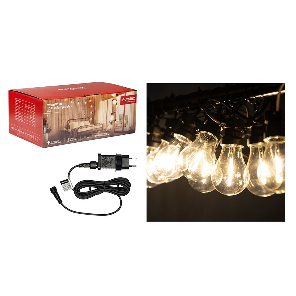 String Lights LED 10PK Warm White