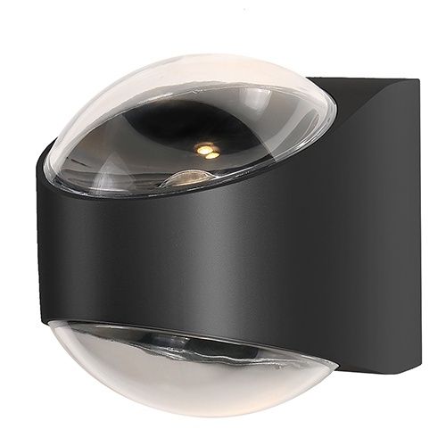 Glow Outdoor Wall Light Black LED 12w BRAND:  EUROLUX