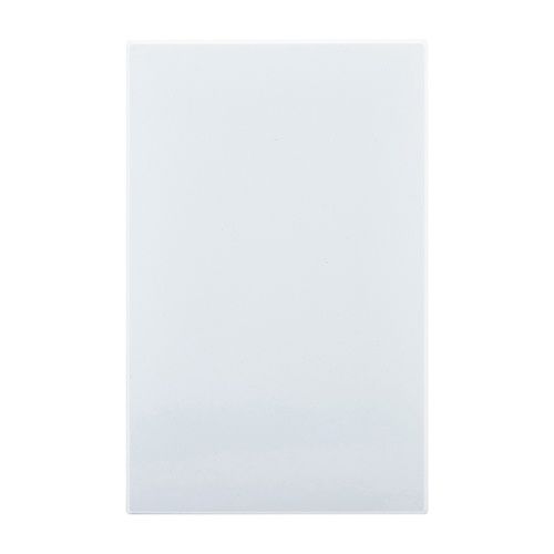 Horizon Modern Blank Plate White 4x2