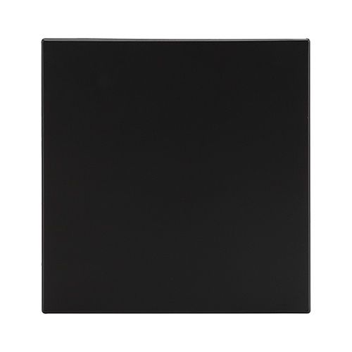 Horizon Modern Blank Plate 4x4 Black