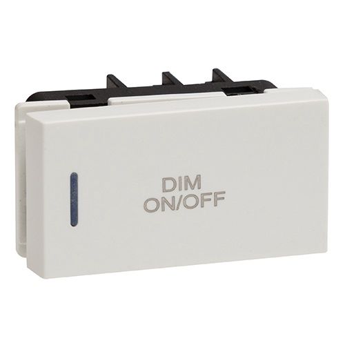 Horizon Modern Dimmer Push Switch White