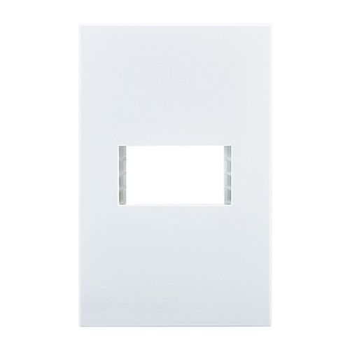 Horizon Modern 1 Lever Grid Plate White