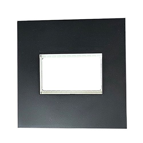 Horizon Modern Single Socket Grid Black