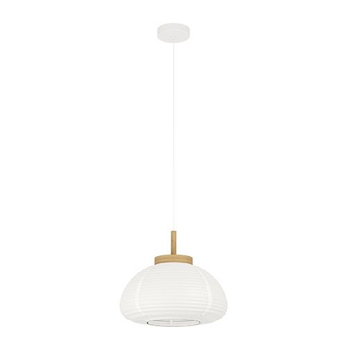 Summerhill 1LT Pendant White/Brown