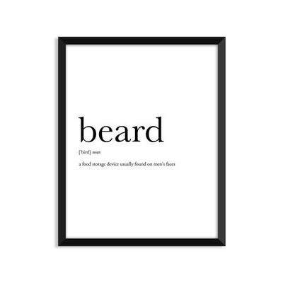 Footnotes Studio Art Print Beard
