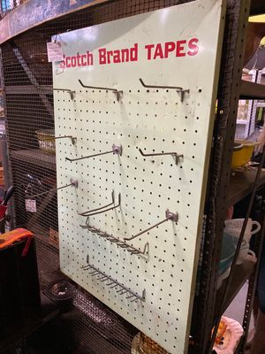Vintage Scotch Tape Metal Display