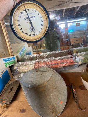 Chatillon Hanging Scale 40 Pound Scoop