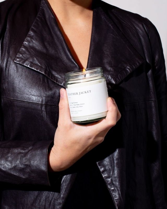 Jar Candle Leather Jacket