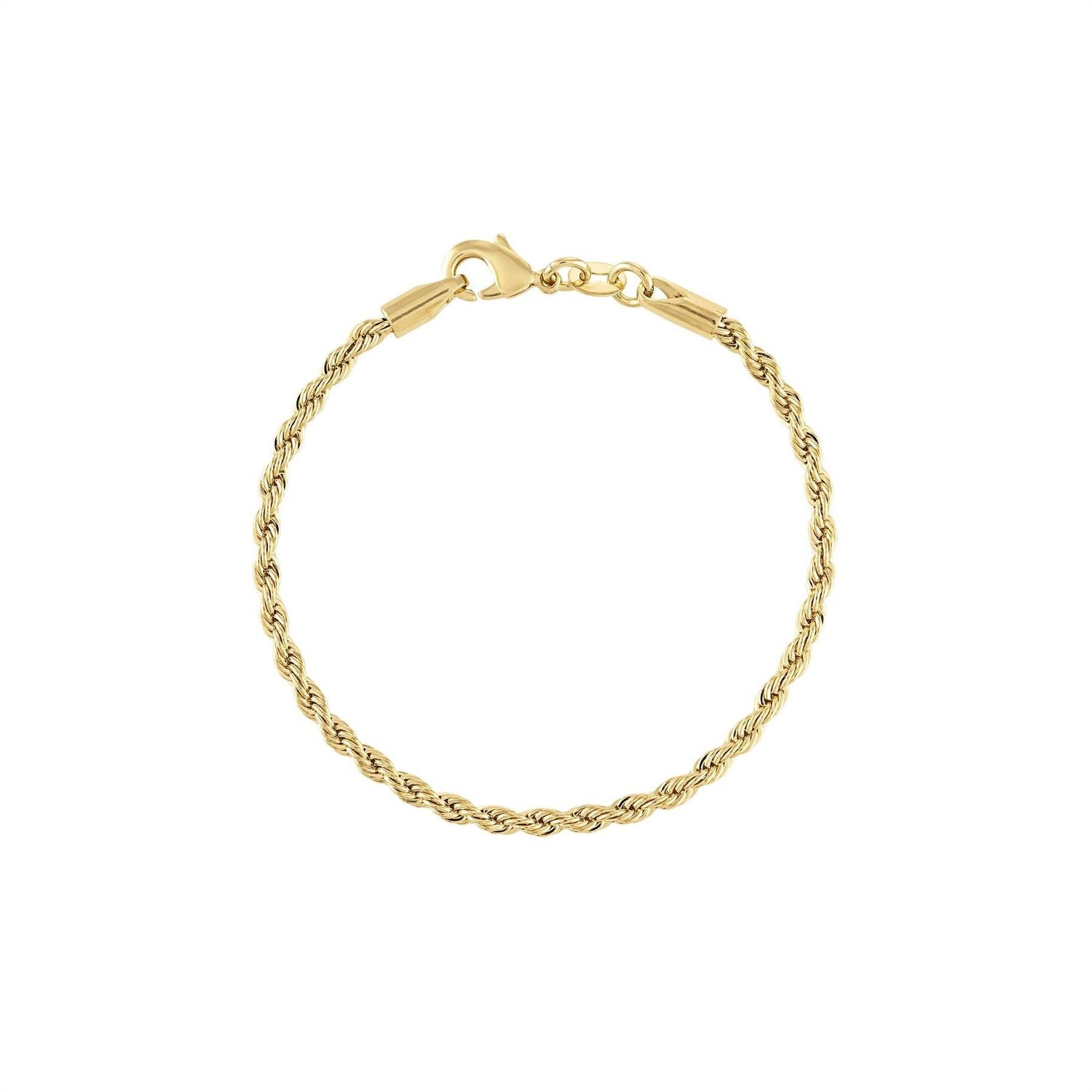 Gold Venice Twist Rope Bracelet