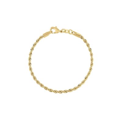 Gold Venice Twist Rope Bracelet