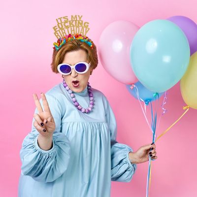 Festive Gal It&#39;s My Fucking Birthday Crown Gold / Multi