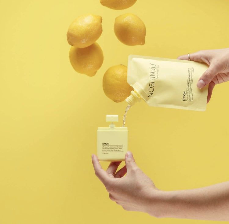 LEMON POCKET SANITIZER REFILL POUCH