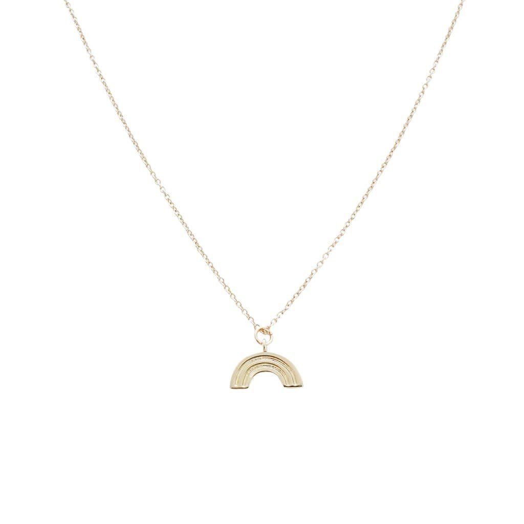 Magic Charm Rainbow Necklace, Color: Gold