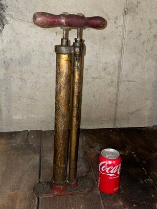 Vintage Antique "Aeolus" Double Barrel Pump - Bridgeport Brass Co.