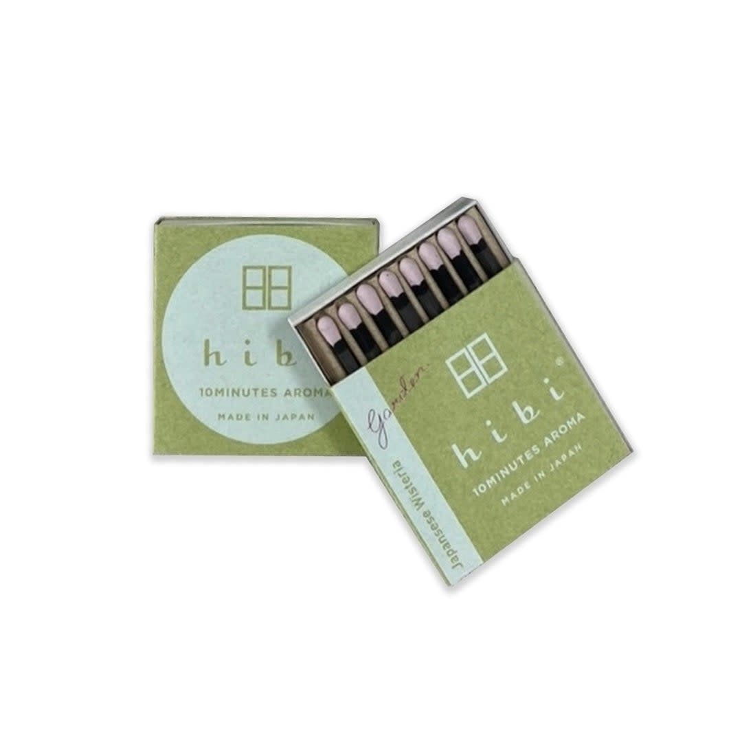 Hibi Japanese Wisteria Box of 8 Incense Matches