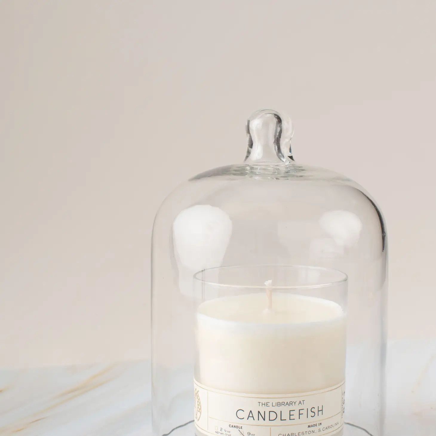 Candlefish Glass Cloche