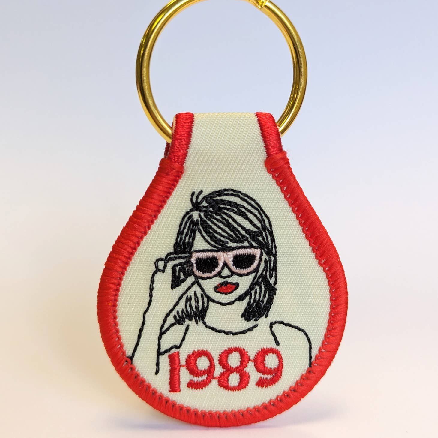 1989 Embroidered Key Tag