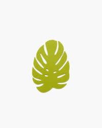 Graf &amp; Lantz Felt Monstera Leaf Trivet Pistachio Medium