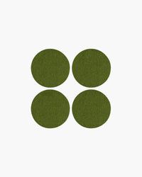 Graf &amp; Lantz Coaster Round 4 pack Loden Green