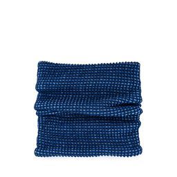 Simple Grid Snood Navy