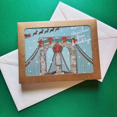 Brooklyn Bridge Christmas Card Box (8)
