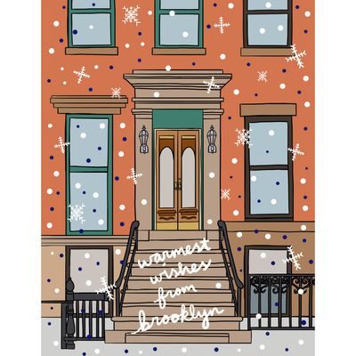Brooklyn Stoop Holiday Neutral Card