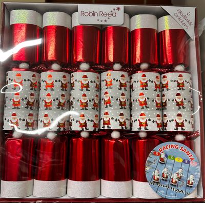 Racing Santa Party Crackers