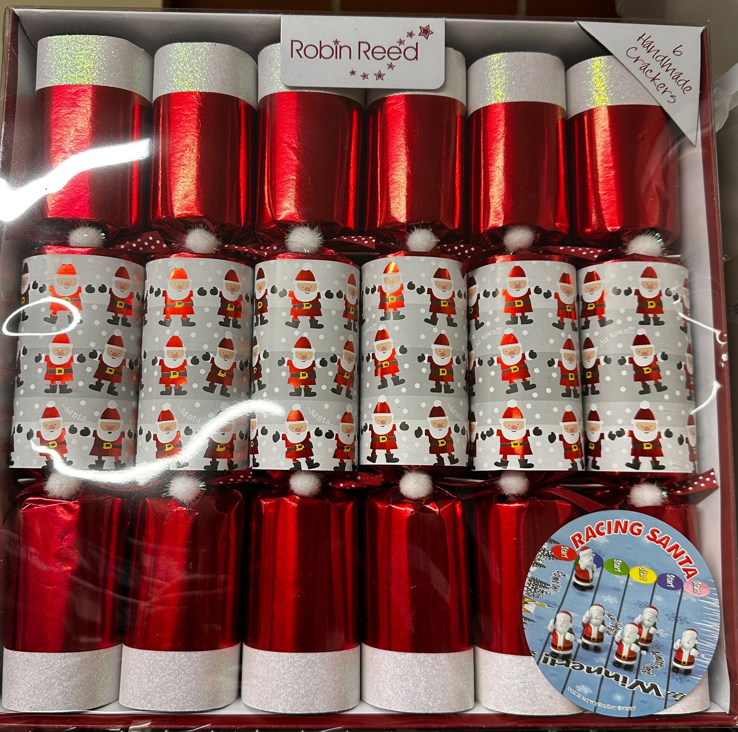 Racing Santa Party Crackers