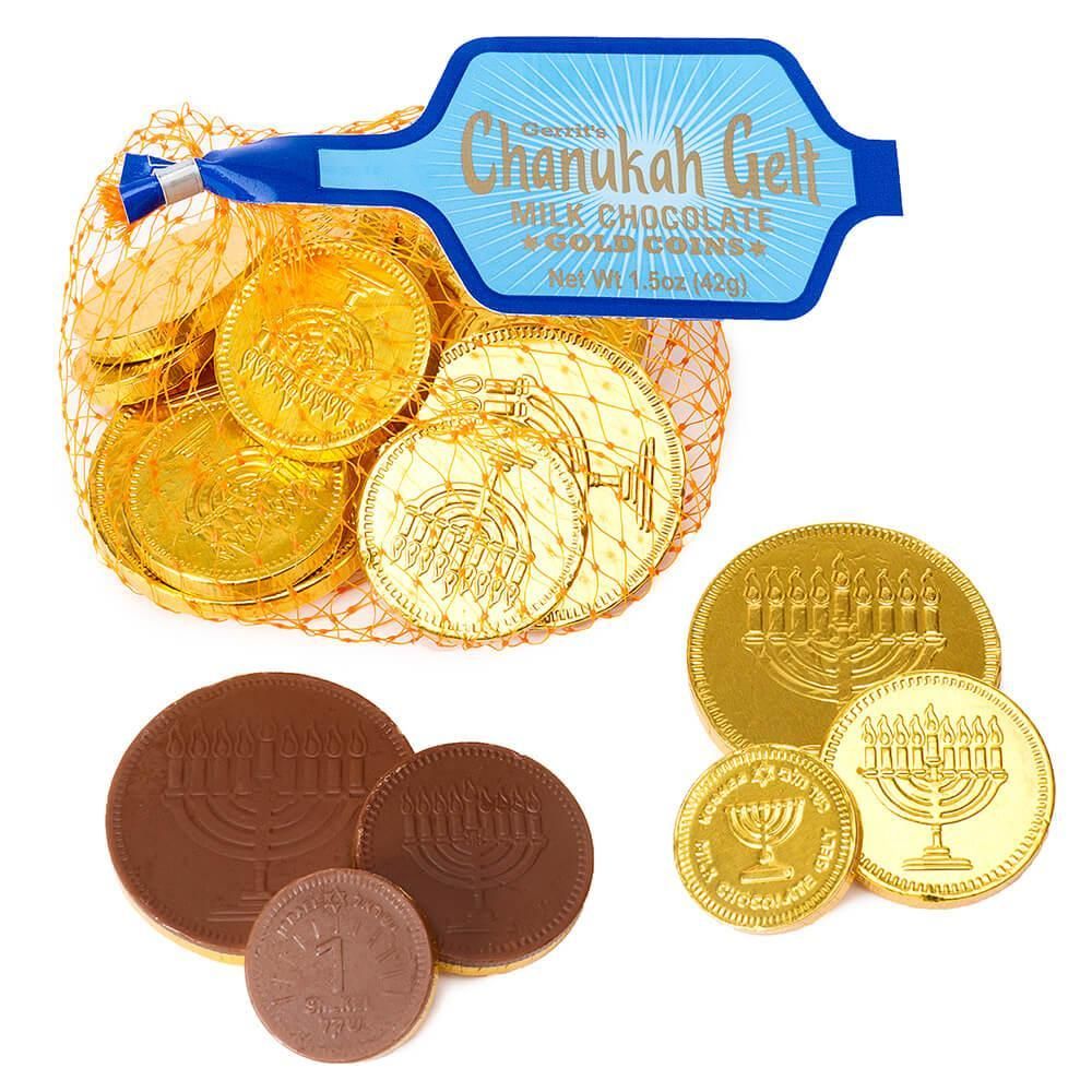 Chanukah Chocolate  Gelt Count 1.5 Ounce