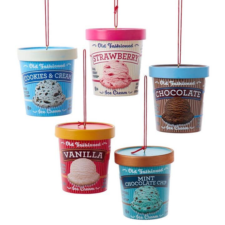 Plastic Ice Cream Ornament