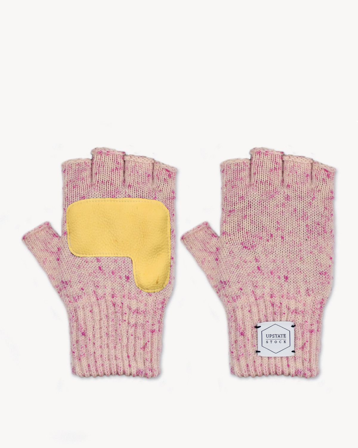 Upstate Stock Fingerless Cherry Blossom with Natural Deerskin, Size: S/M