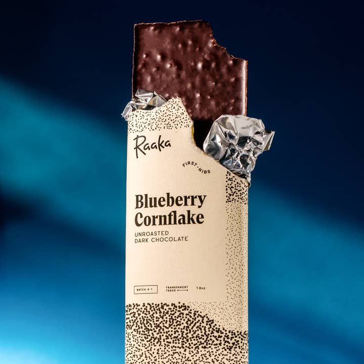 Raaka Chocolate 62% Blueberry Cornflake - Limited Batch
